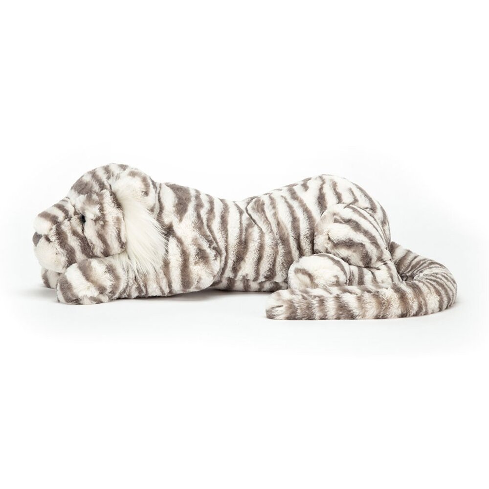 Jellycat Little SACHA SNOW TIGER Authentic US seller NWT out of stock - Picture 2 of 10